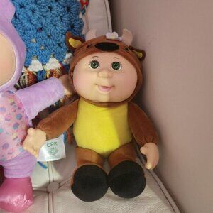 Cabbage Patch Cuties Kids Lot - 3 Fantasy Friends 193 Unicorn 122 Koala 182 Bull